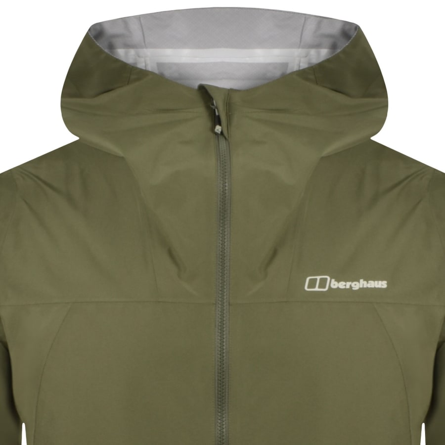 Image number 2 for Berghaus Deluge Pro 3.0 Hooded Jacket Green