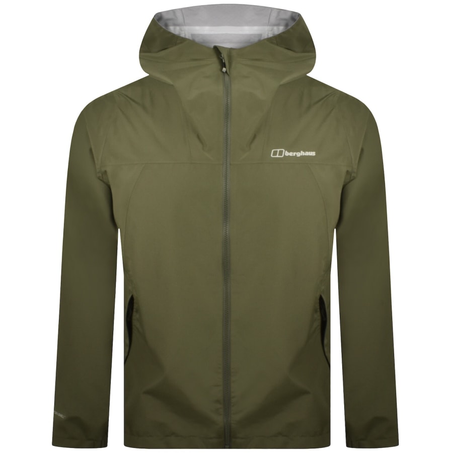 Image number 1 for Berghaus Deluge Pro 3.0 Hooded Jacket Green