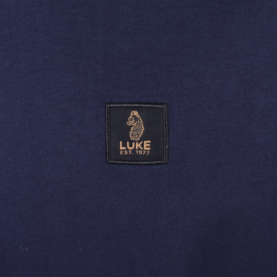 Image number 3 for Luke 1977 Dale Regular Fit T Shirt Dark Navy