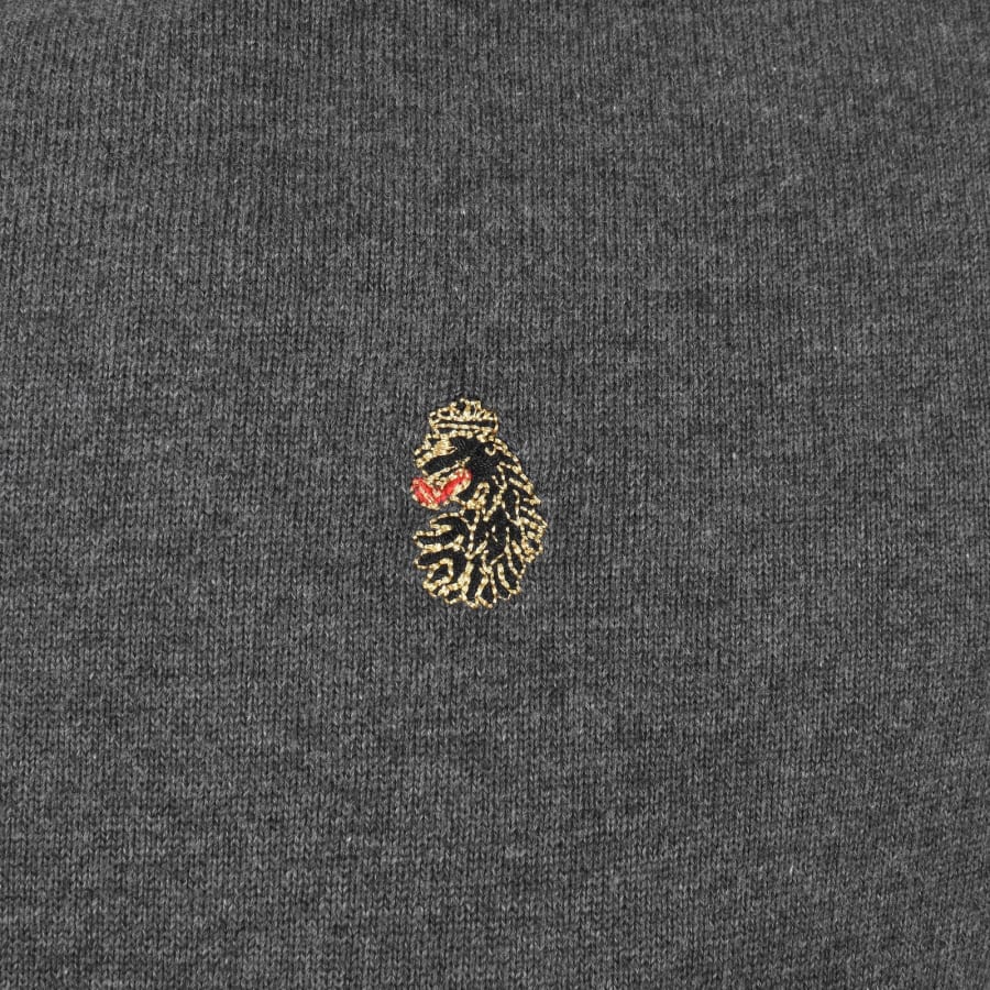 Image number 3 for Luke 1977 Gerard 3 Knit Jumper Grey