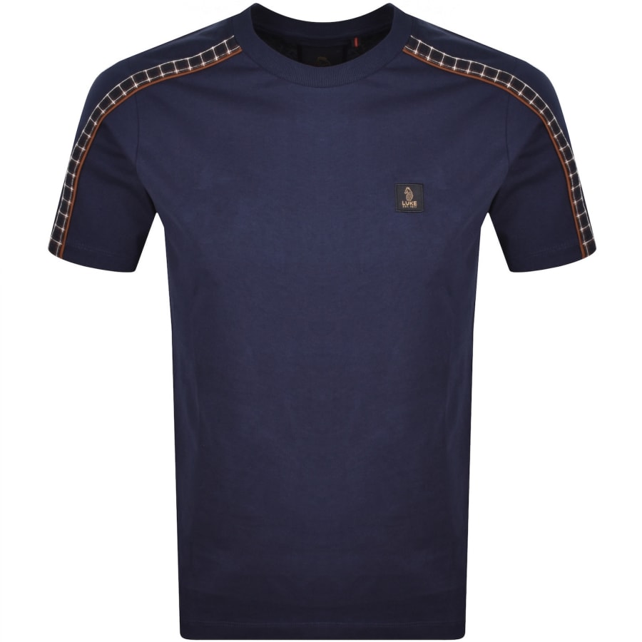 Image number 2 for Luke 1977 Firth Regular Fit T Shirt Dark Navy