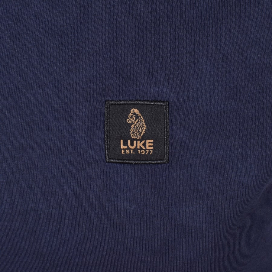 Image number 4 for Luke 1977 Firth Regular Fit T Shirt Dark Navy