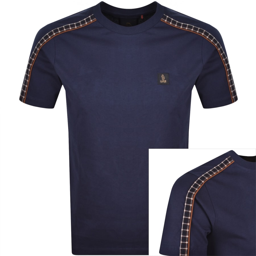Image number 1 for Luke 1977 Firth Regular Fit T Shirt Dark Navy