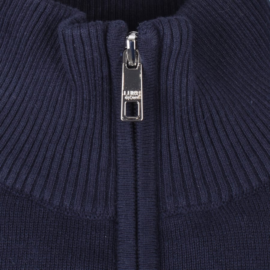 Image number 4 for Luke 1977 Pretender Quarter Zip Jumper Navy