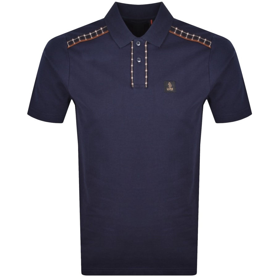 Image number 1 for Luke 1977 Hamilton Polo T Shirt Dark Navy