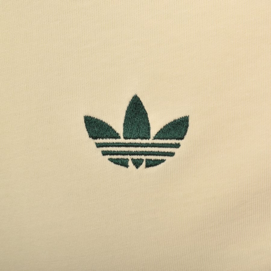 Image number 3 for adidas Originals 3 Stripes T Shirt Cream