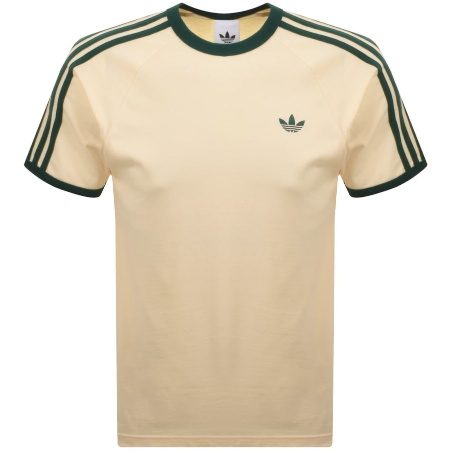 Image number 1 for adidas Originals 3 Stripes T Shirt Cream