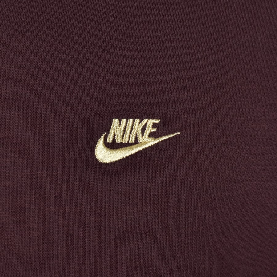 Image number 3 for Nike Club Hoodie Red