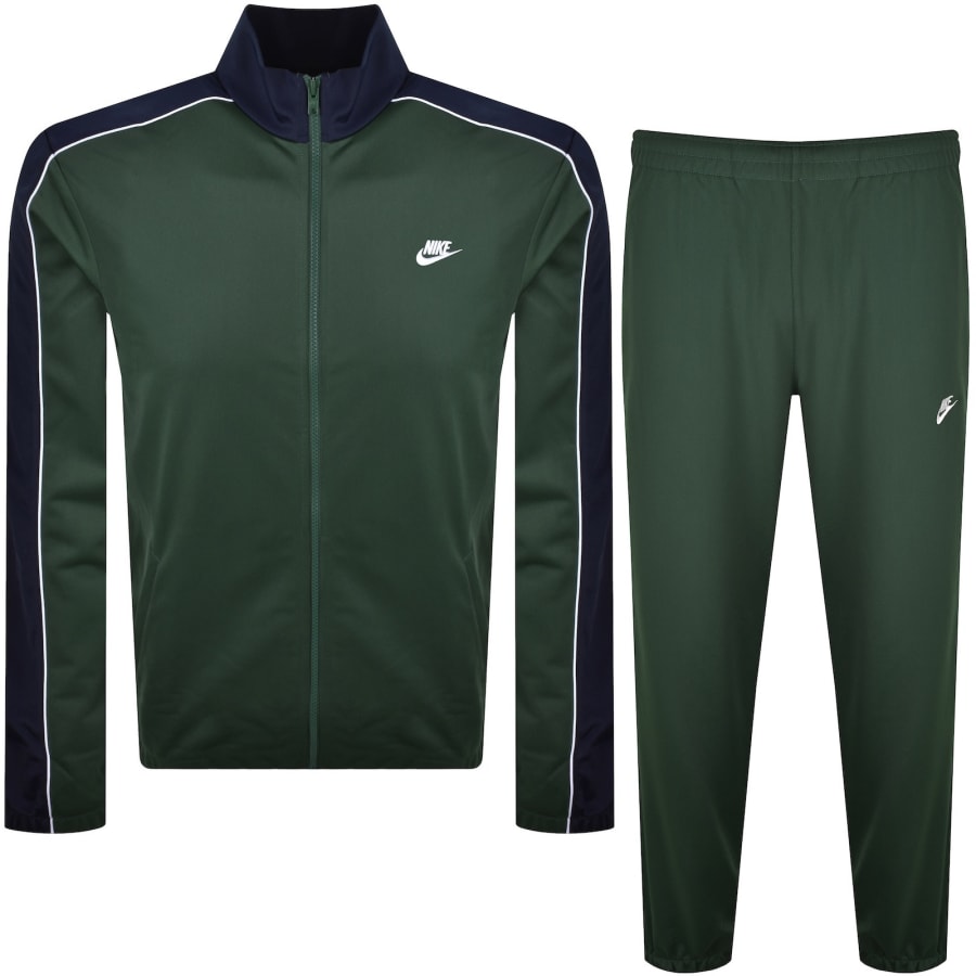 Image number 1 for Nike Club Tracksuit Green