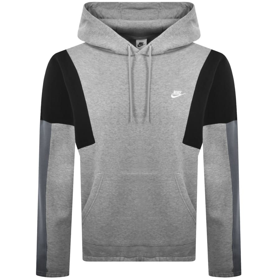 Image number 2 for Nike Club GX Hooded Tracksuit Grey