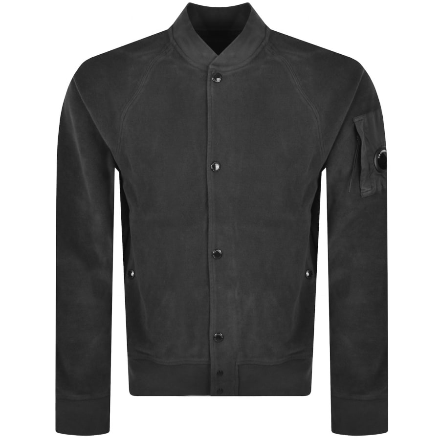 Image number 2 for CP Company Bomber Sweatshirt Raven Grey