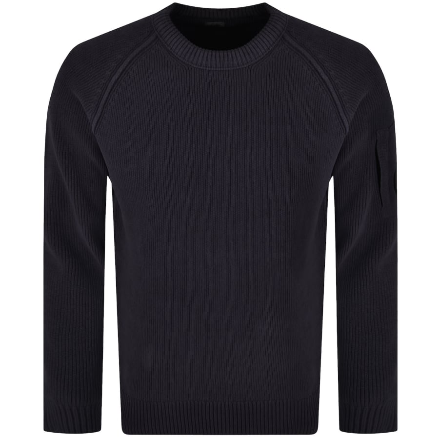 Image number 2 for CP Company Chenille Jumper Navy