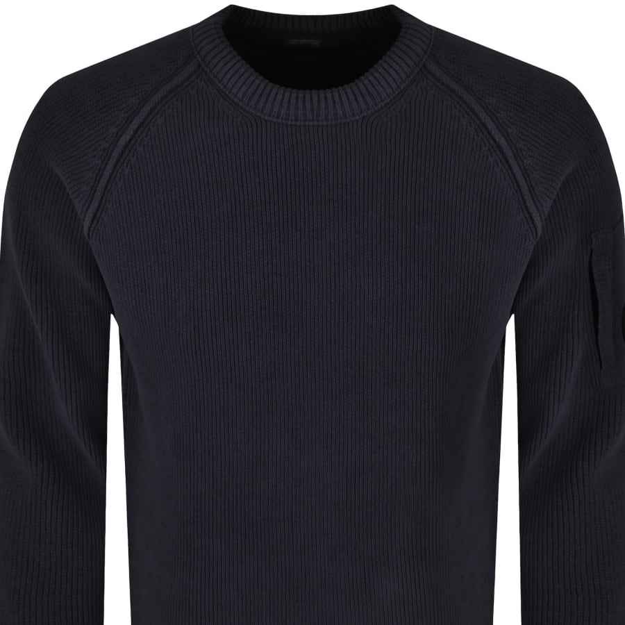 Image number 3 for CP Company Chenille Jumper Navy