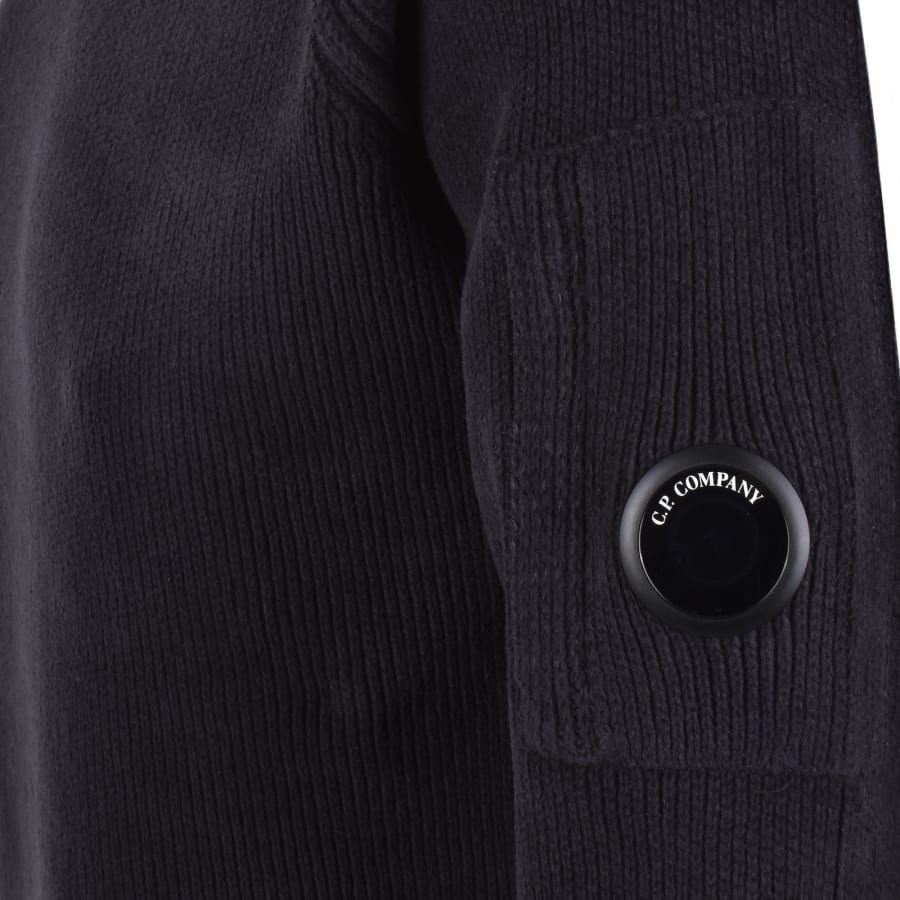 Image number 4 for CP Company Chenille Jumper Navy