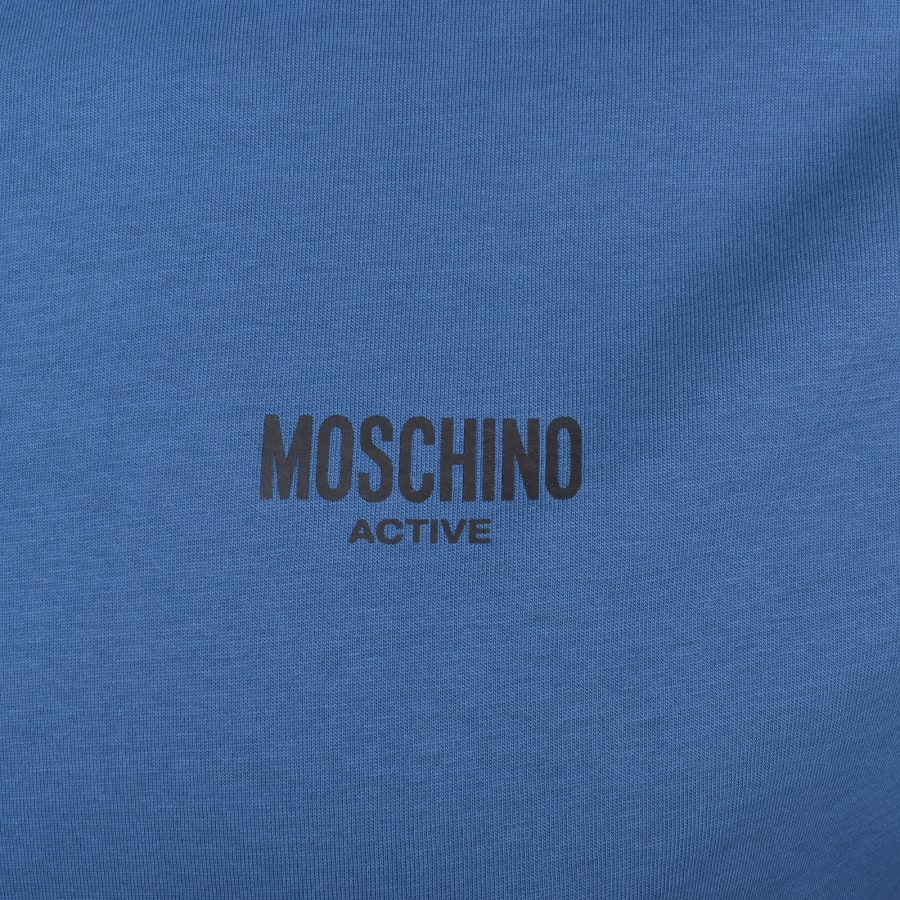 Image number 3 for Moschino Active Short Sleeve T Shirt Blue