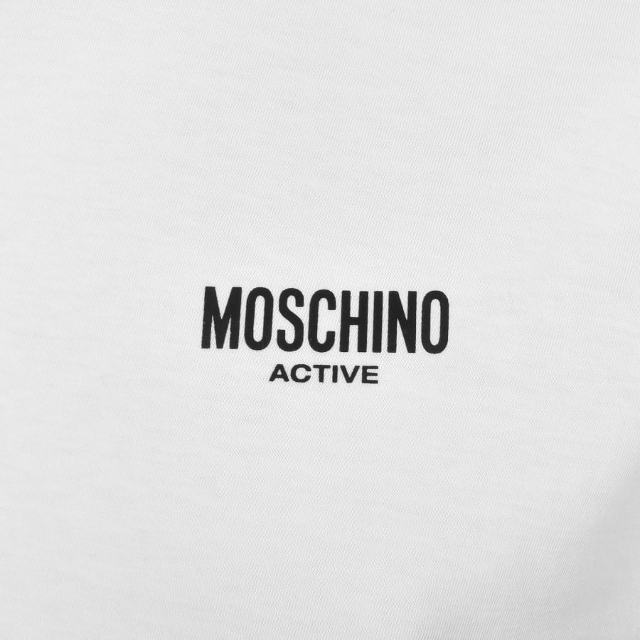 Image number 3 for Moschino Active Short Sleeve T Shirt White