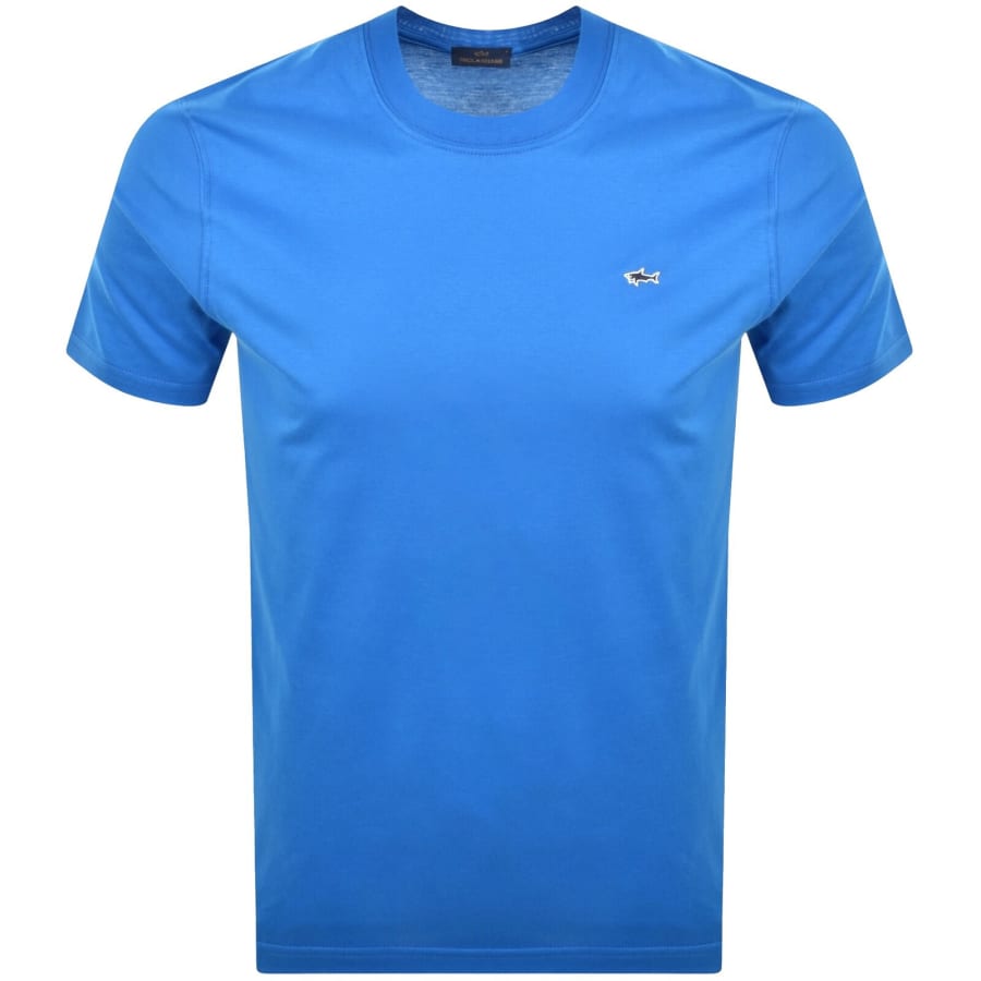 Image number 1 for Paul And Shark Logo T Shirt Blue