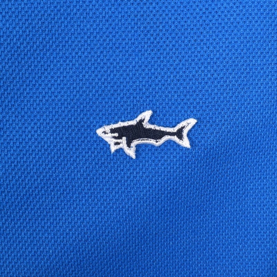 Image number 3 for Paul And Shark Logo Polo T Shirt Blue