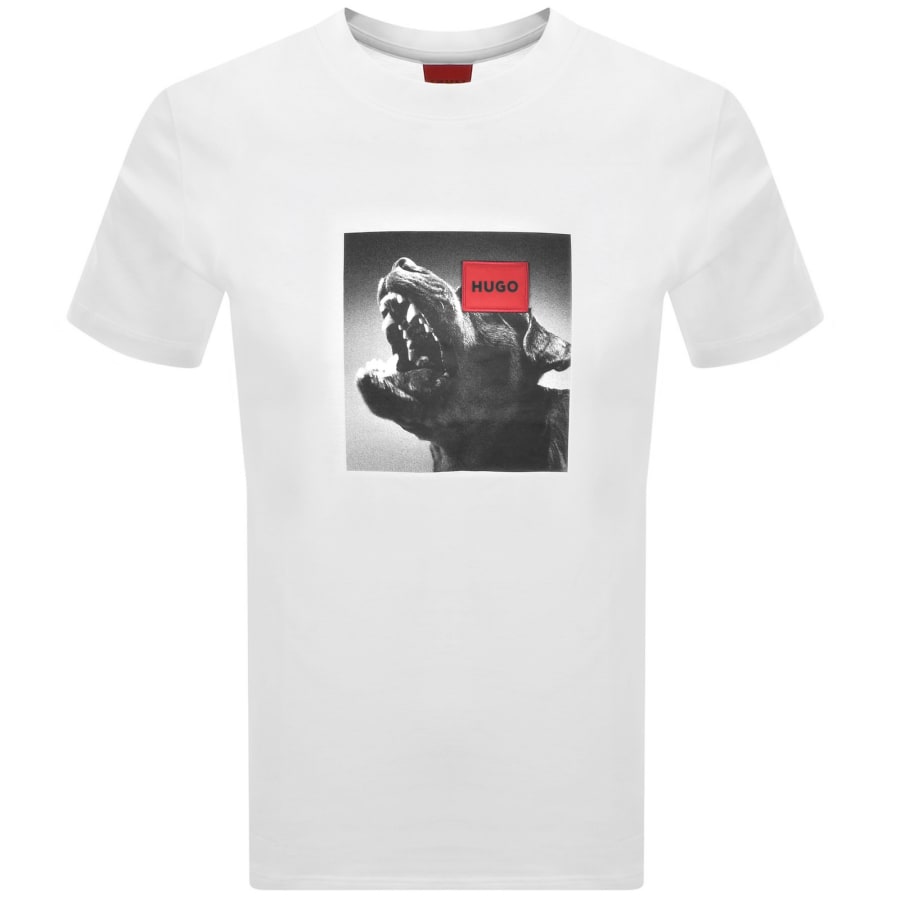 Image number 1 for HUGO Drafili T Shirt White