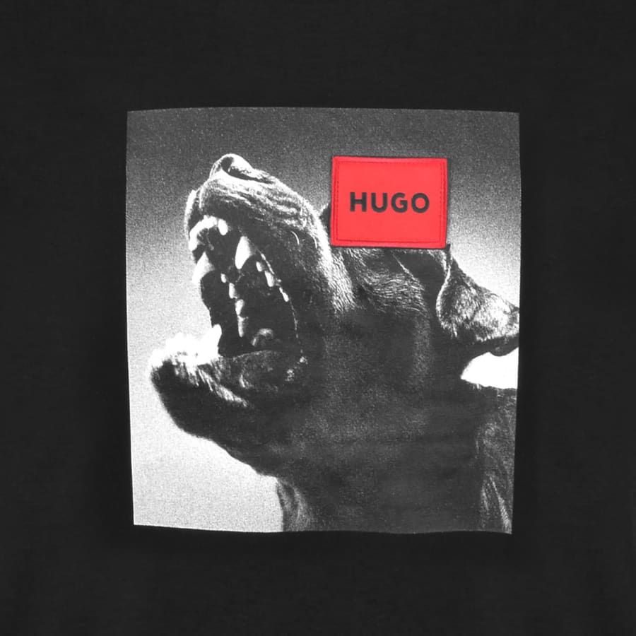 Image number 3 for HUGO Drafili T Shirt Black