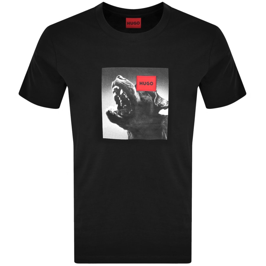 Image number 1 for HUGO Drafili T Shirt Black
