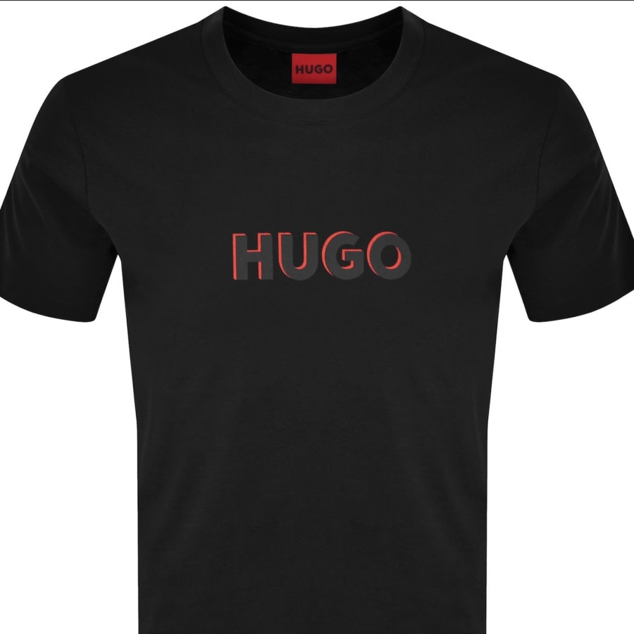 Image number 2 for HUGO Noxy Beach T Shirt Black