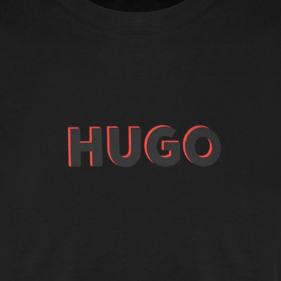 Image number 3 for HUGO Noxy Beach T Shirt Black