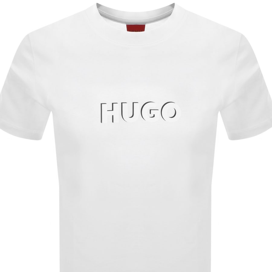 Image number 2 for HUGO Noxy Beach T Shirt White