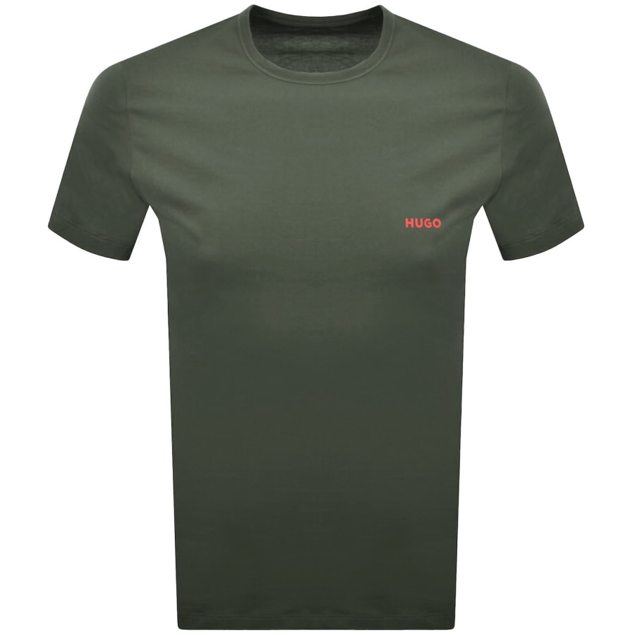 Image number 4 for HUGO 3 Pack Crew Neck T Shirts Multi