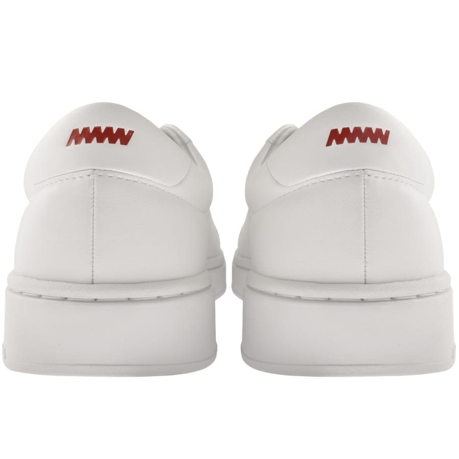 Image number 2 for HUGO Neston Tennis Trainers White