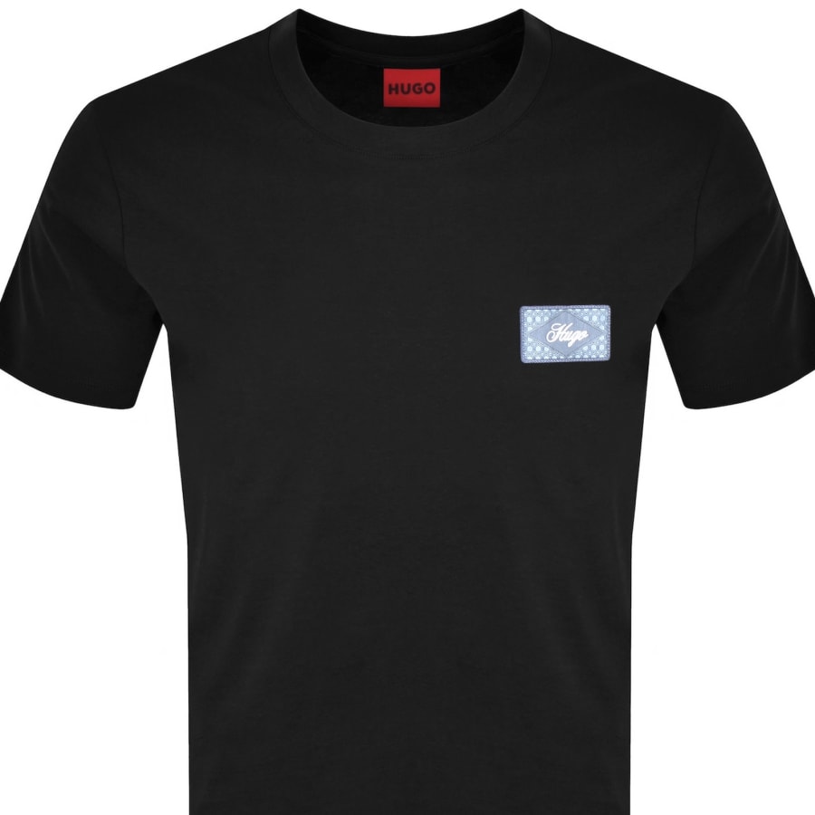 Image number 2 for HUGO Draevi T Shirt Black