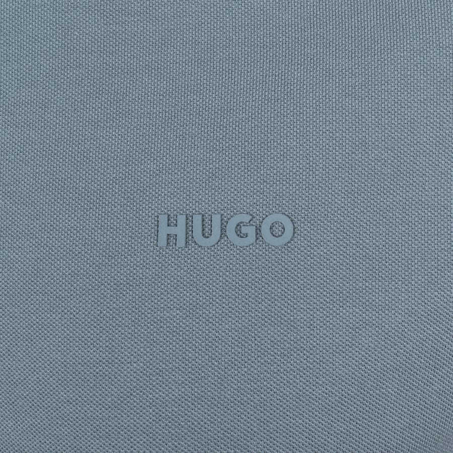 Image number 3 for HUGO Donos 222 Polo T Shirt Blue