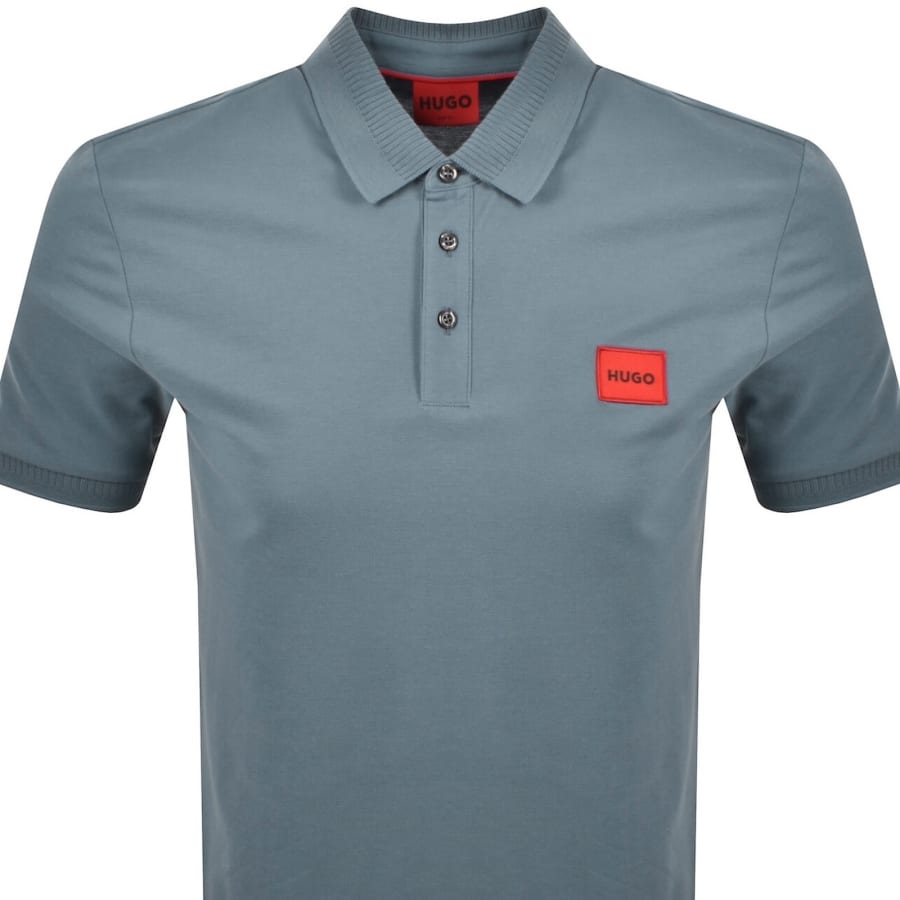Image number 2 for HUGO Dereso 222 Polo T Shirt Blue
