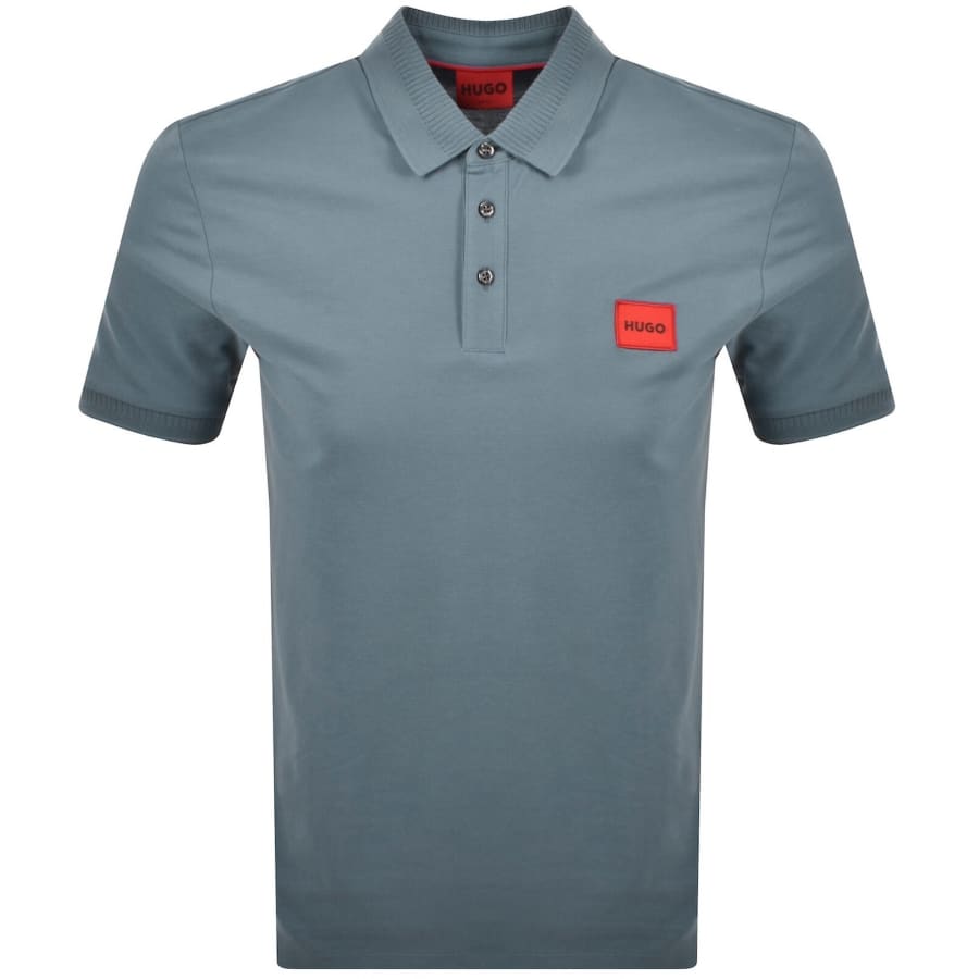 Image number 1 for HUGO Dereso 222 Polo T Shirt Blue