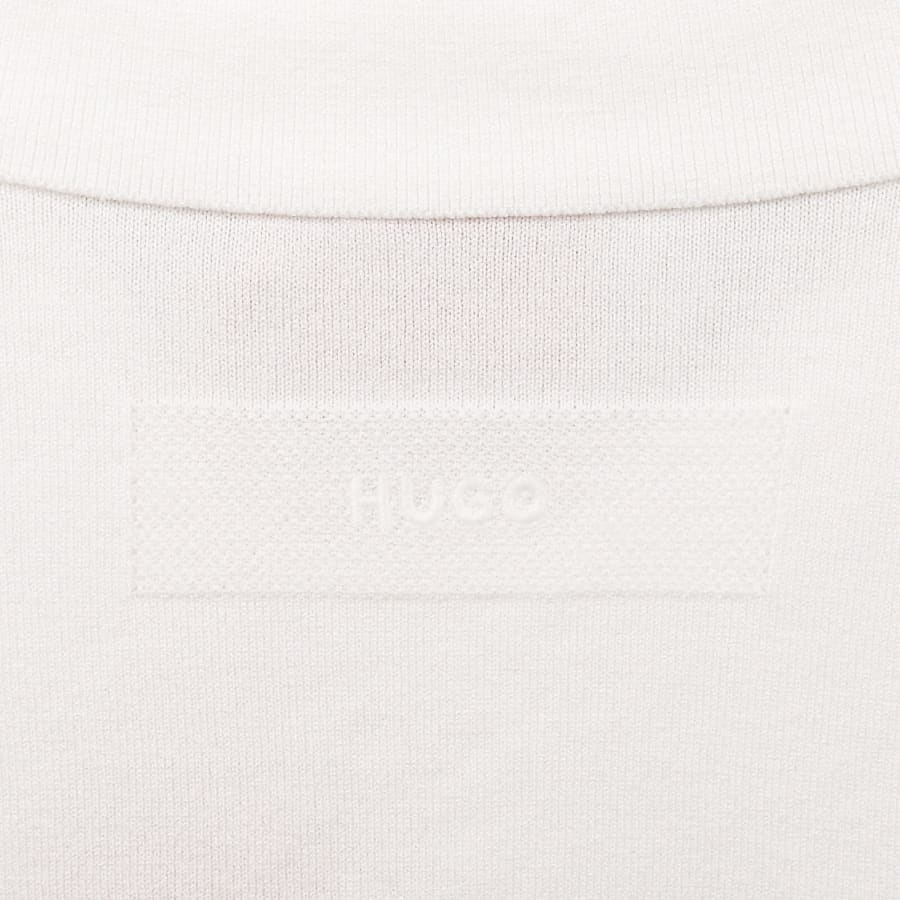 Image number 3 for HUGO San Pippo Slim Fit Polo T Shirt Cream