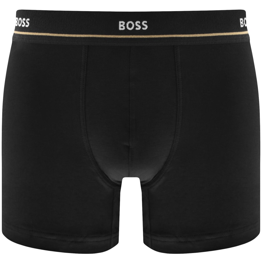 Image number 2 for BOSS Underwear 5 Pack Boxer Briefs Black
