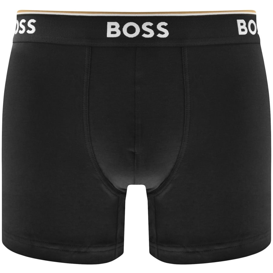 Image number 2 for BOSS Underwear 3 Pack Long Boxer Briefs Black