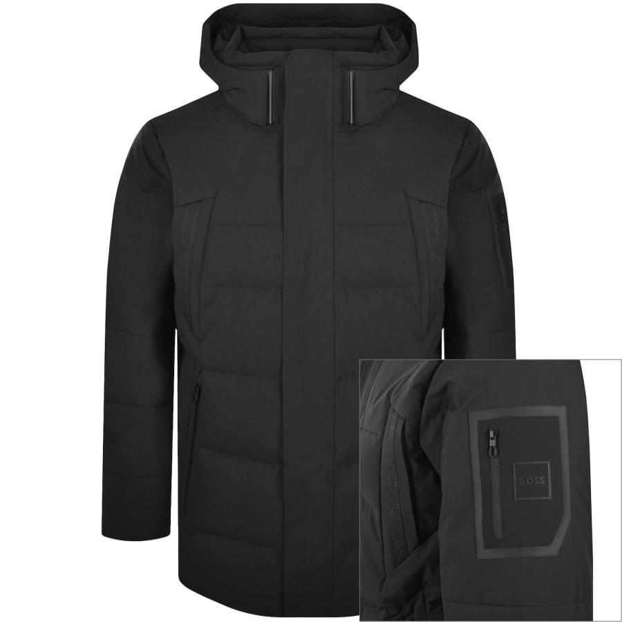 Image number 1 for BOSS OW Block X Down Jacket Black