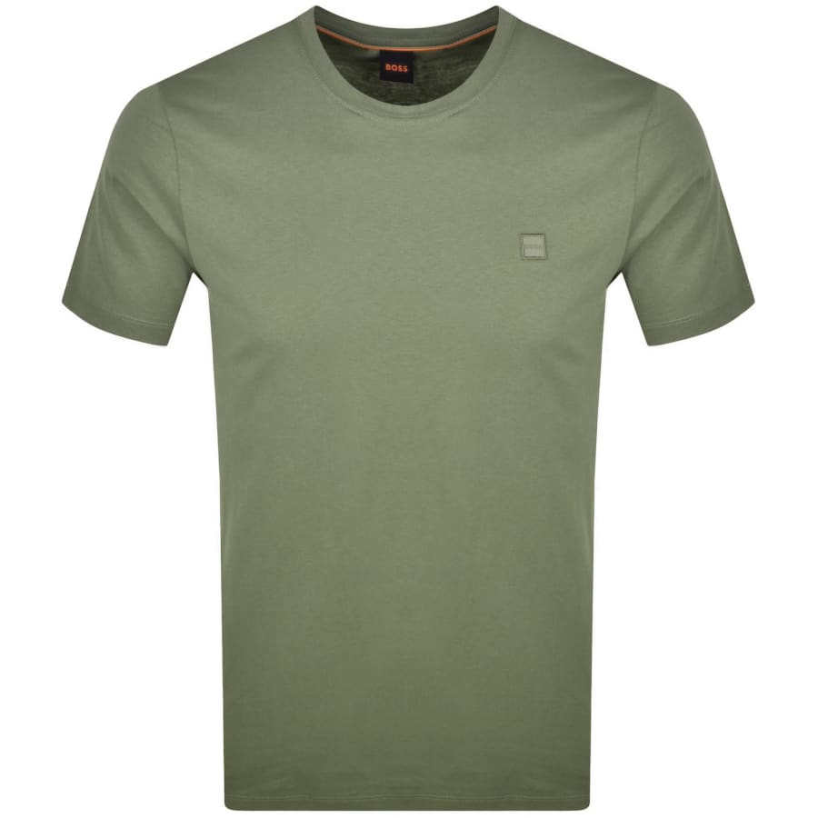 Image number 1 for BOSS Te Tales T Shirt Green