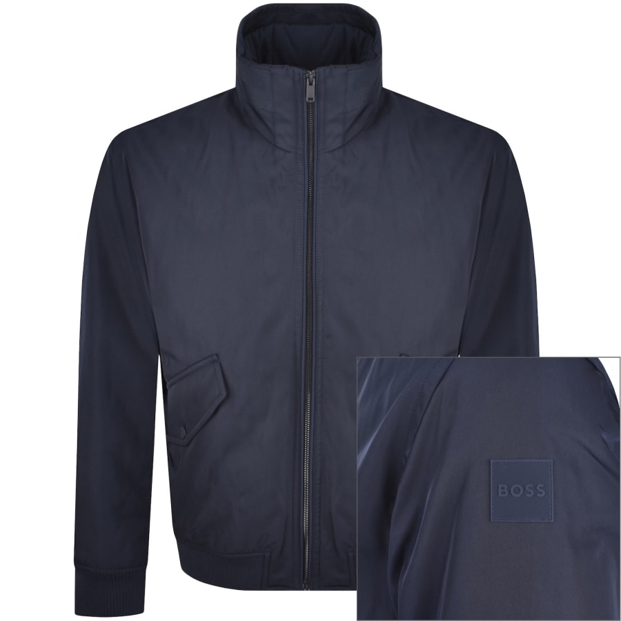 Image number 1 for BOSS Ojens Jacket Navy