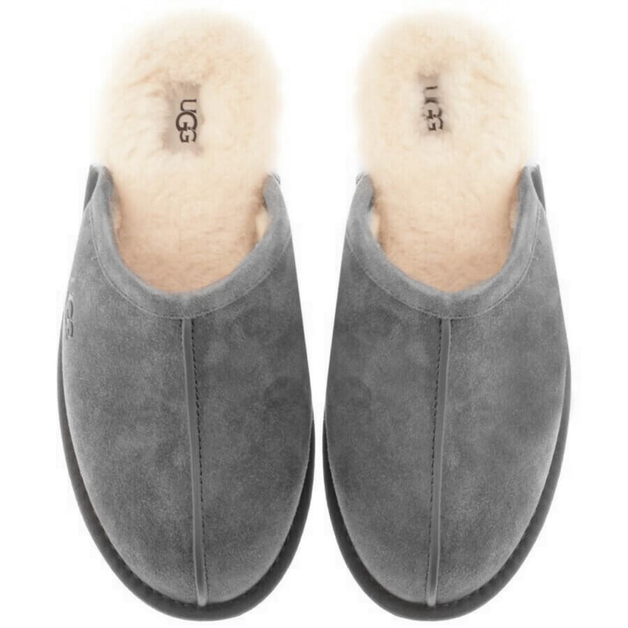 Image number 3 for UGG Scuff Slippers Dark Grey