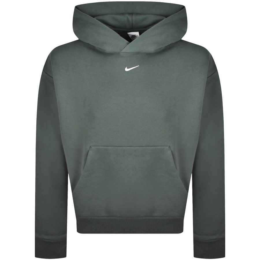 Image number 1 for Nike Solo Swoosh Hoodie Camo Green