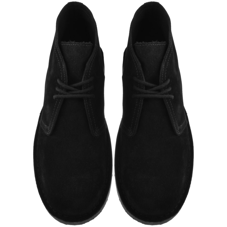 Image number 3 for Fred Perry Hawley Suede Shoes Black
