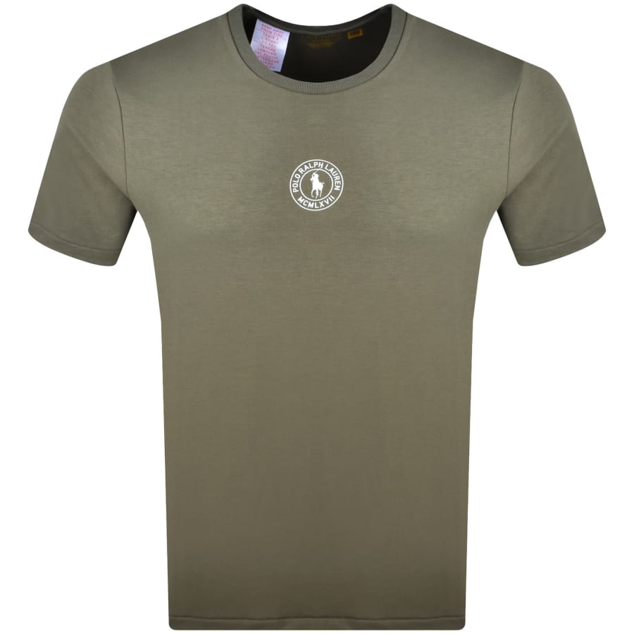 Image number 1 for Ralph Lauren Crew Neck T Shirt Olive Green
