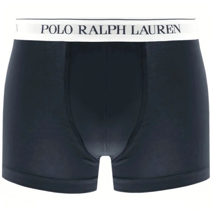 Image number 3 for Ralph Lauren Underwear 3 Pack Trunks Navy