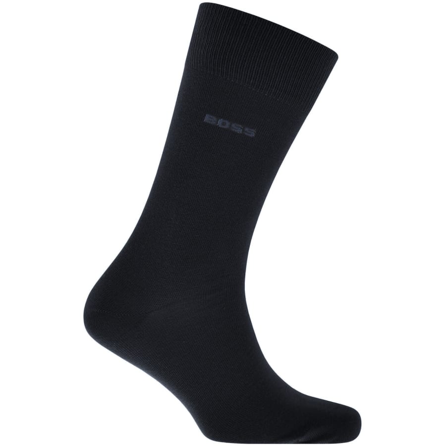 Image number 2 for BOSS 5 Pack Paul Crew Socks Navy