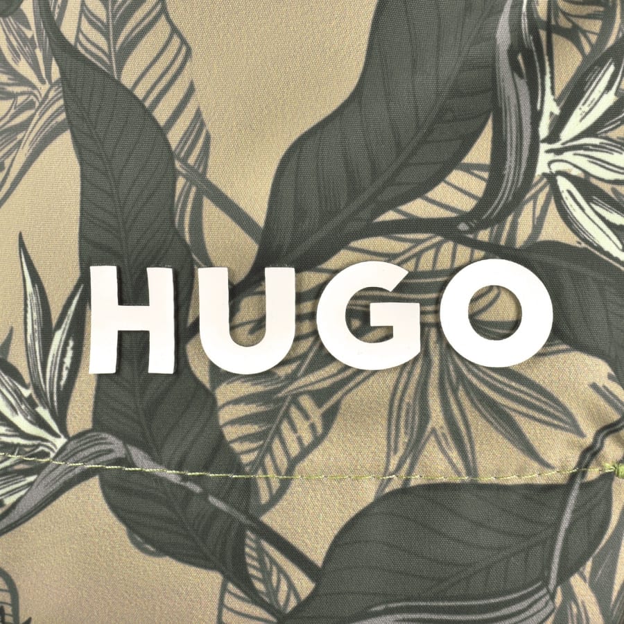 Image number 3 for HUGO Calala Swim Shorts Green