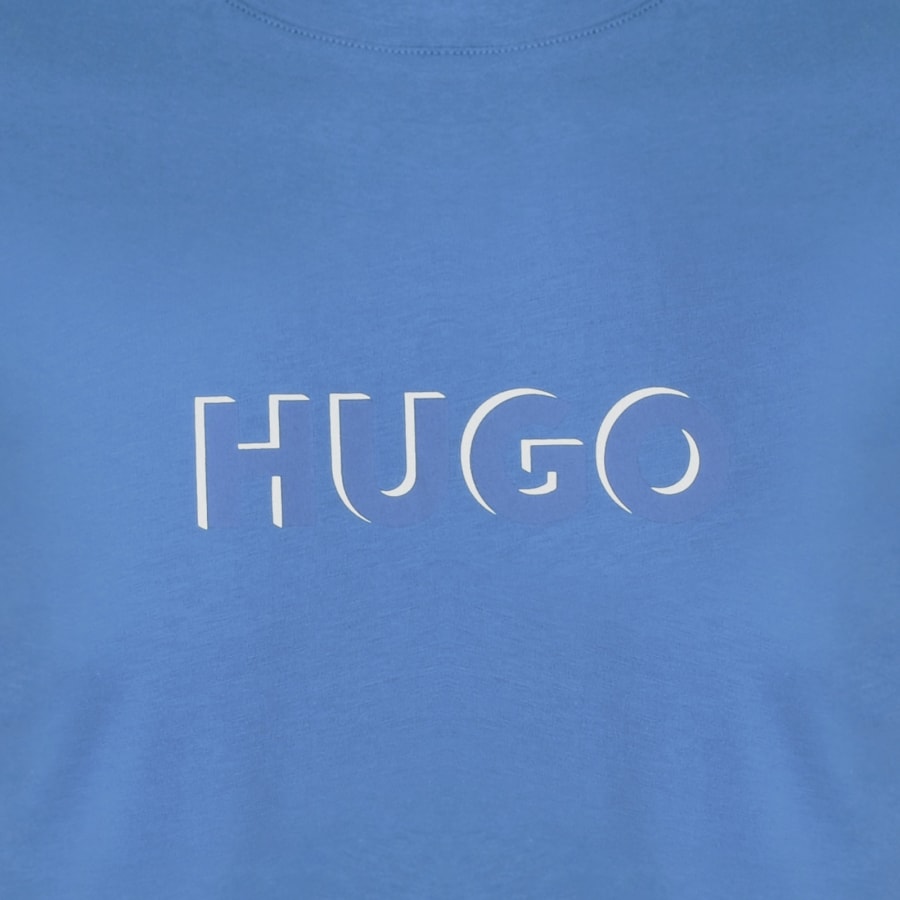 Image number 3 for HUGO Noxy Beach T Shirt Blue