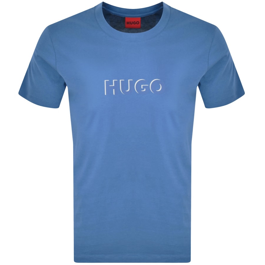 Image number 1 for HUGO Noxy Beach T Shirt Blue