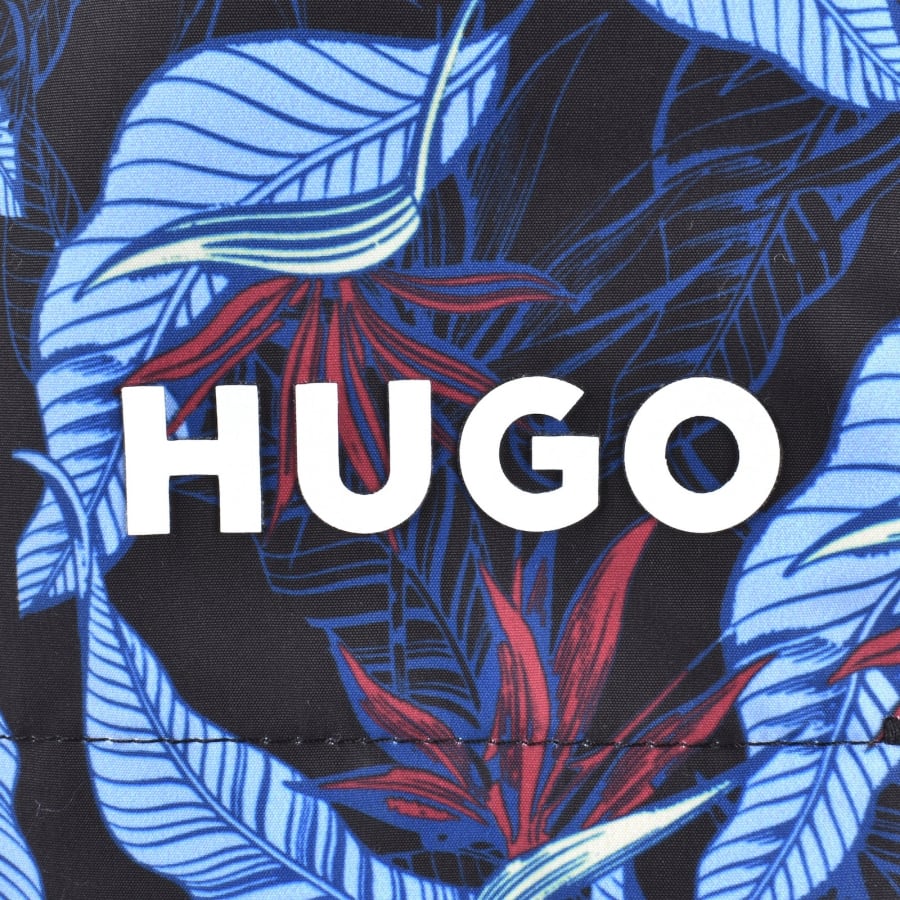 Image number 3 for HUGO Calala Swim Shorts Navy